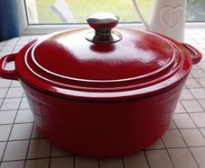 Casserole Cast Iron Traditional Red 28 cm / 6.8 Liter Enamelled