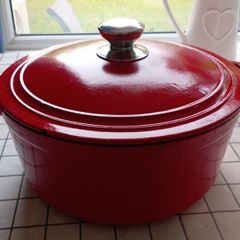 Casserole Cast Iron Traditional Red 28 cm / 6.8 Liter Enamelled