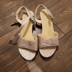 Ladies Sandals glittery silver and pink. Size 6 Next