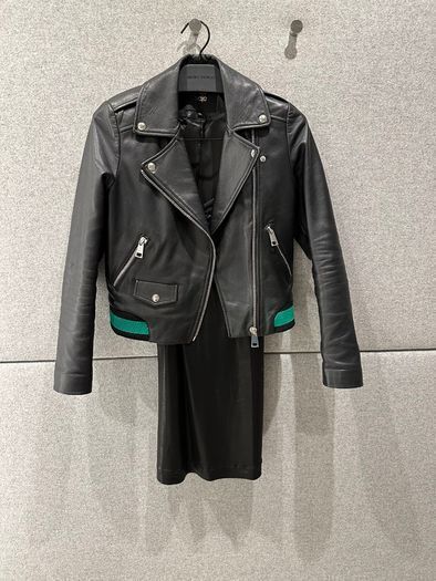 Leather jacket MAJE