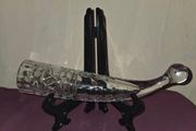 Vintage USSR Crystal Drinking Horn