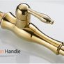 BRAND NEW Gold Kitchen Faucets Silver Single Handle Pull Out Kitchen Tap Single Hole Handle Swivel Degree Water Mixer Tap Mixer Tap 866011 Image 9
