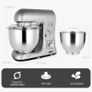 MK36C Food Stand Mixer 1000W 5L Mixing Bowl 6 Speeds Control Kitchen Machine with Beater, Dough Hook & Whisk(Grey) Image 2
