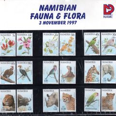 1997 Namibia Fauna & Flora Definitive Stamps Mint Never Hinged (MNH) Presentation Pack