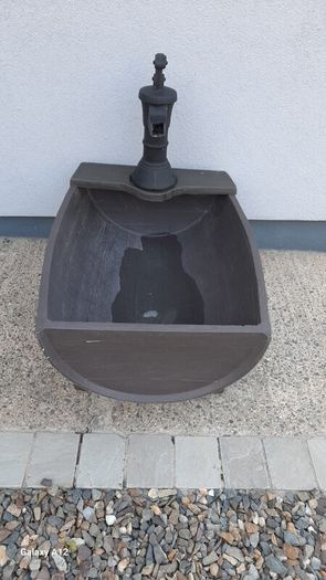PVC...Barrel Water Feature...