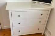 Large White 3-Drawer Chest of Drawers