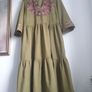 Monsoon East Janelle Cord Dress Size Uk 16 Image 4