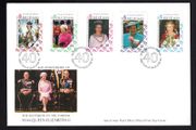 1992 Isle of Man The 40th Anniversary of the Accession of Queen Elizabeth II Commemorative Stamps Addressed First Day Cover (FDC)