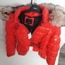 ladies belted jacket with detachable fur hood Image 9