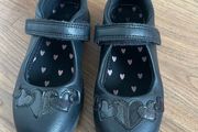 Girls black shoes school