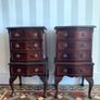 Pair of Mahogany Chippendale Style Bedside Lockers Image 9