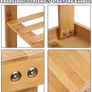 Shoe Rack Bench Bamboo  - Free Delivery Nationwide Image 6