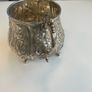Antique Sterling Silver Sugar Bowl : Birmingham Hallmarked Image 3
