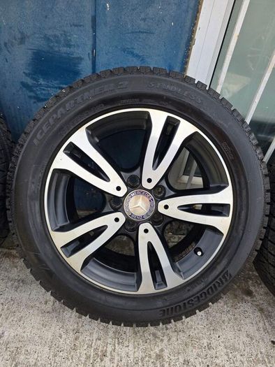 16" Mercedes 5x112 Black & Silver