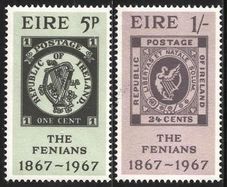 1967 Ireland Fenian Rising Commemorative Stamps Mint Never Hinged (MNH)