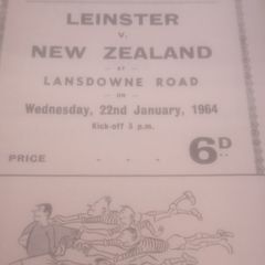 1960s Rugby Programmes