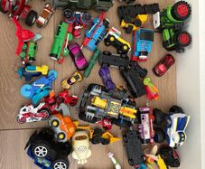 variety of toy cars