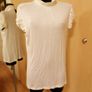 Women's Cream Knot Sleeve Polo Neck Image 2