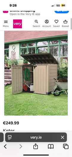 Outdoor storage box NEW