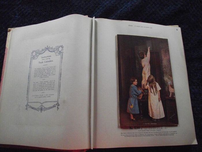 1936 Greeting card and Calendar sample book - The Royal Art Private Christmas Greeting Cards