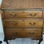 antique writing bureau in hardwood. Really nice and well preserved in fabulous condition Image 2