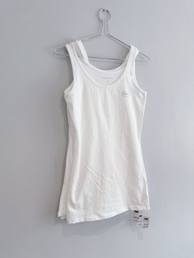 New Dunnes Stores White Longline Vest Top x3