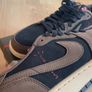 Travis Scott x Air Jordan 1 Low Dark Mocha (UK 10 / EU 45) - Like New, Boxed Image 4
