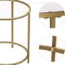 Round glass side table small coffee table - Free Delivery Nationwide Image 4