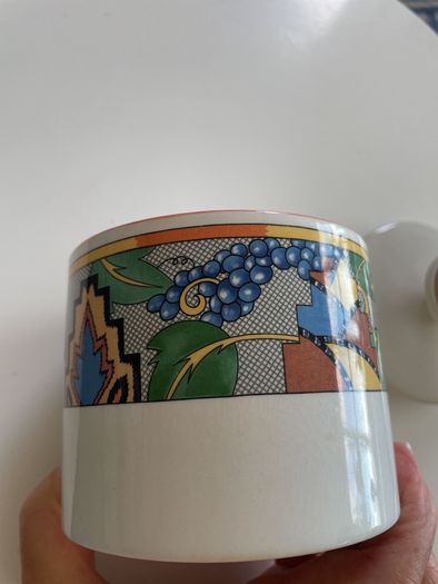 Beautiful Art Deco Style Vintage Sugar Bowl /Trinket