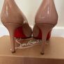 Christian Louboutin Nude Patent Heels Image 5