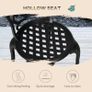 3 Piece Garden Bistro Set, Cast Aluminium Outdoor Furniture Set with Umbrella Hole for Balcony, Porch, Patio, Black Image 4