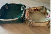 2 Handmade Christmas Baskets
