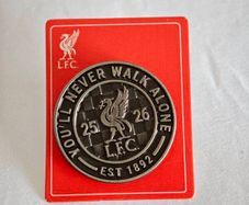 NEW Liverpool FC LFC You'll Never Walk Alone Pin Badge