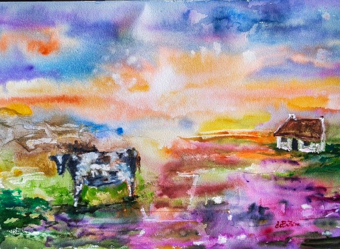 "herd anything today" watercolour