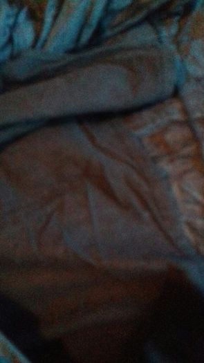 Long black taffeta material