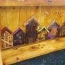 Rustic Fairy Door floating shelf / display Image 9