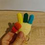 Crocheted 'Rainbow Hand' Image 3
