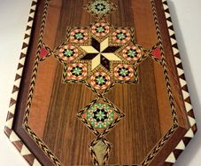 Taracea Spanish Wooden Inlaid Tray