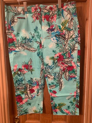 New Gerard Crop Designer Trousers Size 18