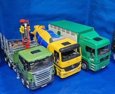 Bruder Truck Set  3 Large Trucks