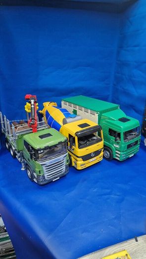 Bruder Truck Set  3 Large Trucks