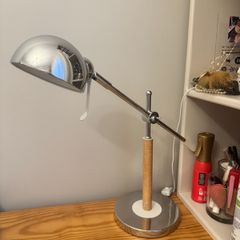 Silver ikea desk lamp