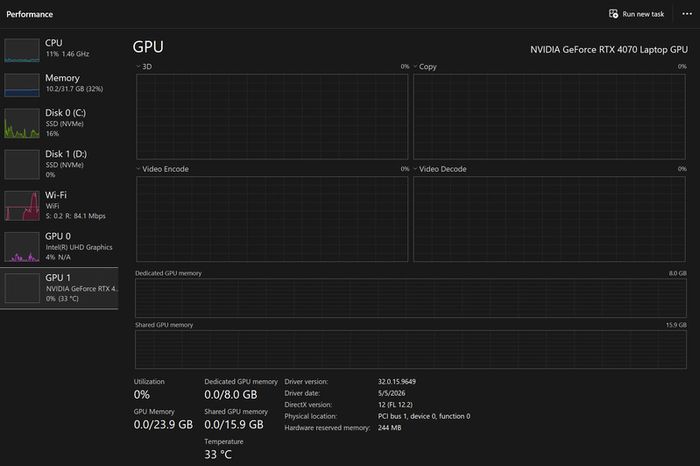Acer Predator Helios Neo 16 - RTX 4070 8Gb - 32Gb DDR5 RAM (Upgraded) + Flydigi Laptop cooler