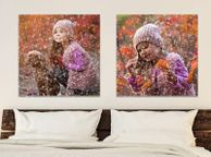 main image for ad glittered photo canvases sparkling photo canvases with glitter effect