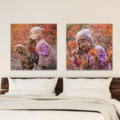 glittered photo canvases sparkling photo canvases with glitter effect
