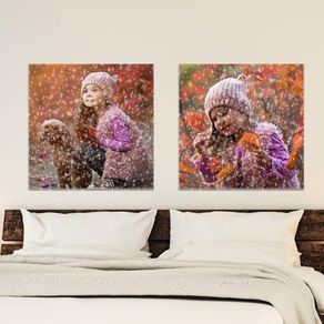 glittered photo canvases sparkling photo canvases with glitter effect