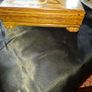 Vintage Wooden Musical Cigar and Cigarette Box, Cigar and Tobacco Leaves on the Lid., when Opened it Plays Music., a beautiful collectors lot, Image 4