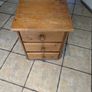 Solid Pine 3 Drawer Bedside Locker Image 3