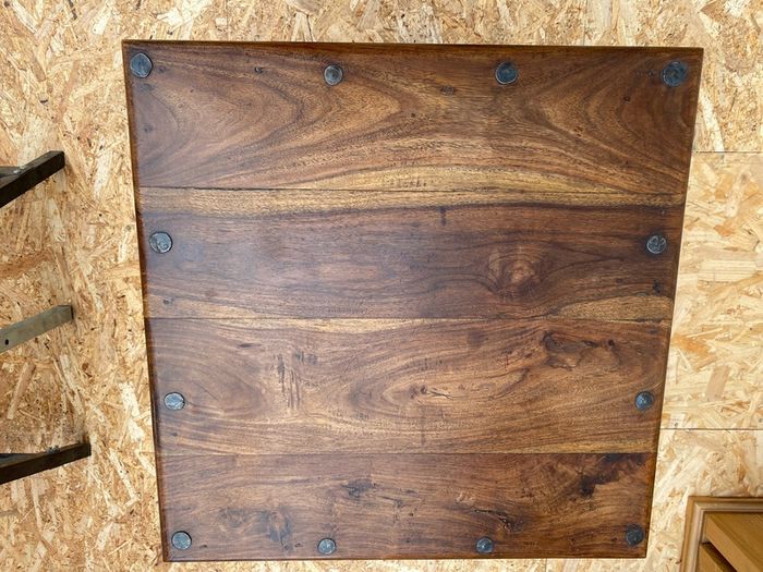 Rustic solid wood coffee table