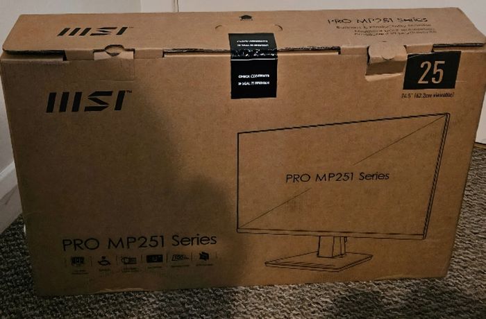 MSI PRO MP251 24.5" Full HD 100Hz Adaptive-Sync IPS Monitor